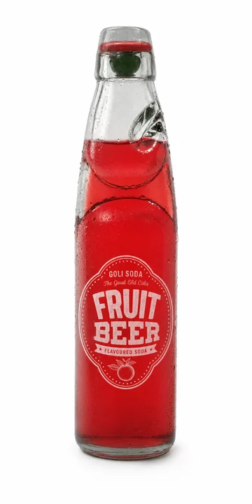 Master Goli Soda Fruit Beer flavour bottle